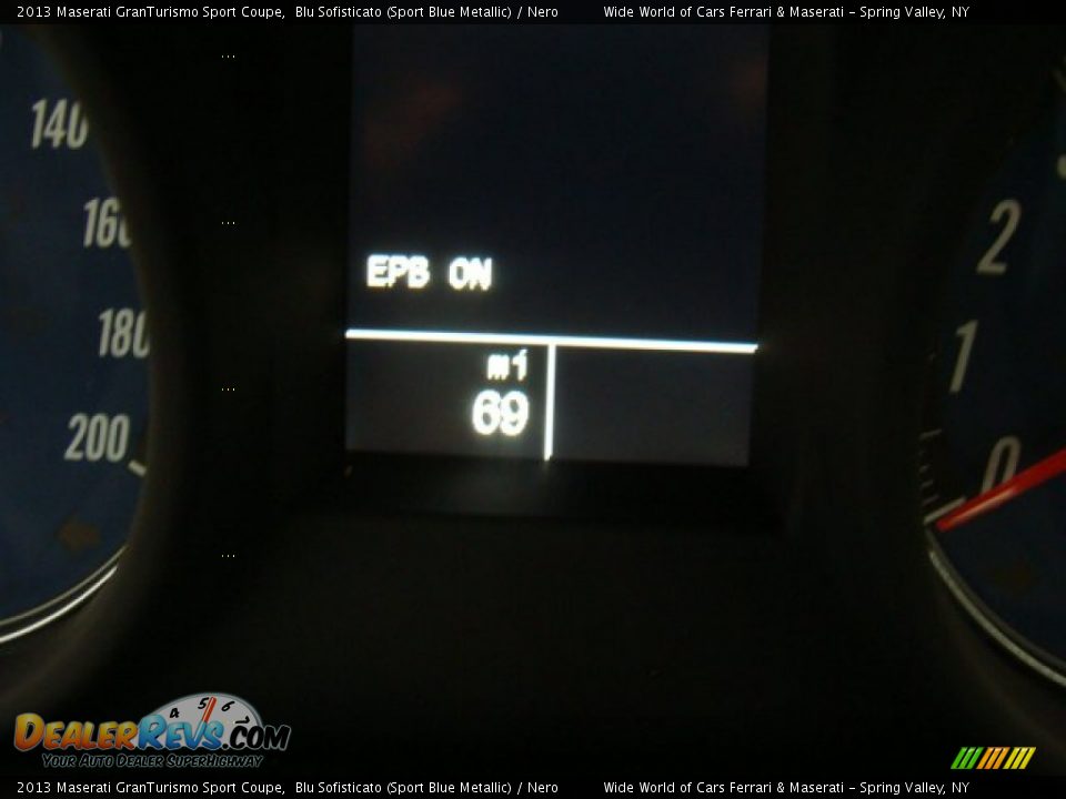 2013 Maserati GranTurismo Sport Coupe Blu Sofisticato (Sport Blue Metallic) / Nero Photo #18