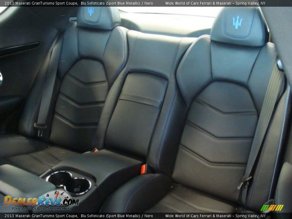 Rear Seat of 2013 Maserati GranTurismo Sport Coupe Photo #22