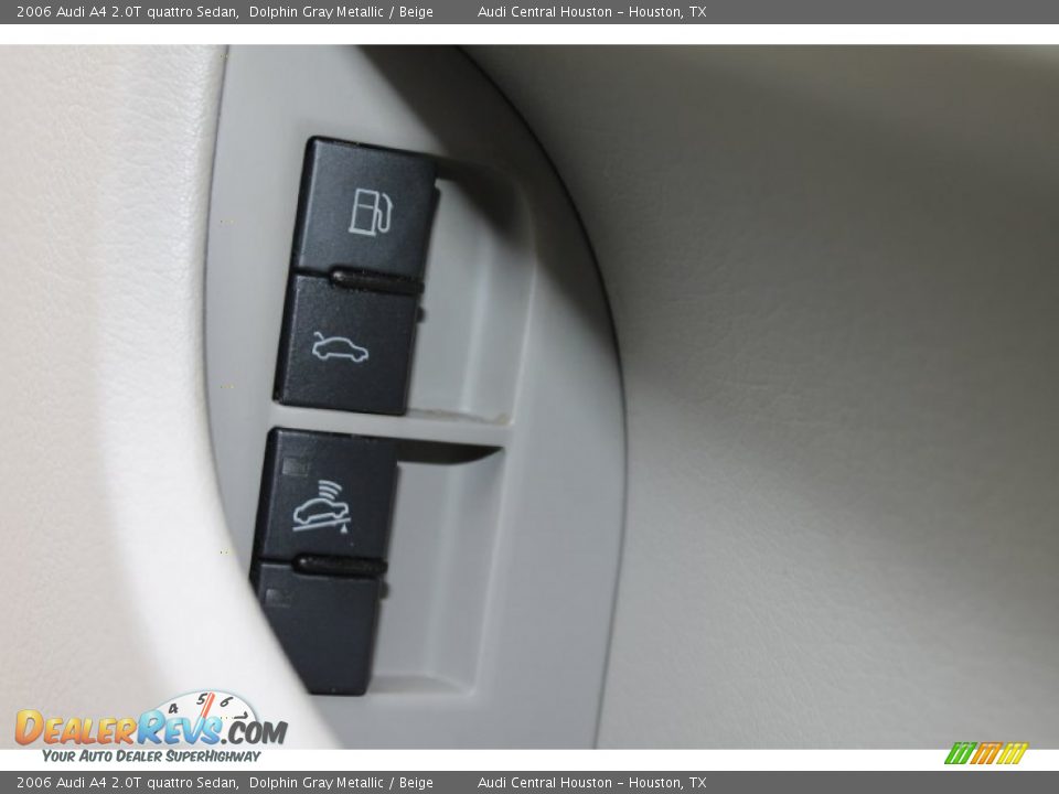 2006 Audi A4 2.0T quattro Sedan Dolphin Gray Metallic / Beige Photo #14
