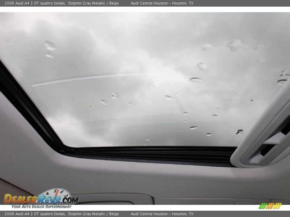 2006 Audi A4 2.0T quattro Sedan Dolphin Gray Metallic / Beige Photo #18