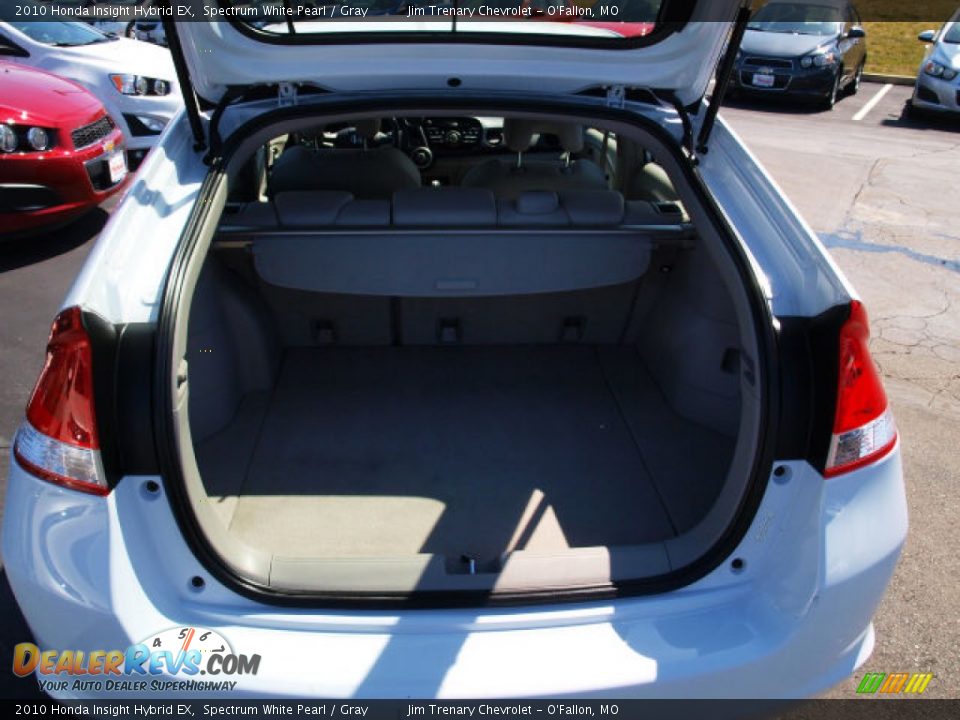 2010 Honda Insight Hybrid EX Spectrum White Pearl / Gray Photo #5