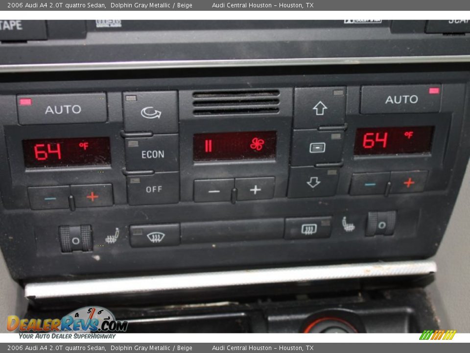 2006 Audi A4 2.0T quattro Sedan Dolphin Gray Metallic / Beige Photo #23