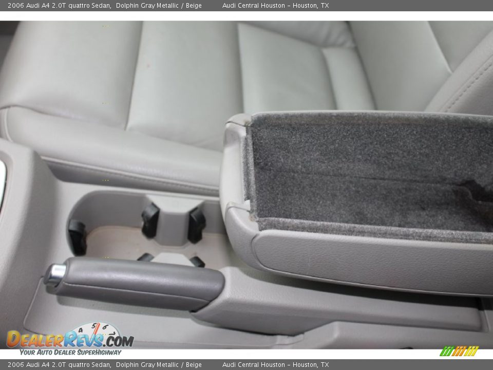 2006 Audi A4 2.0T quattro Sedan Dolphin Gray Metallic / Beige Photo #24