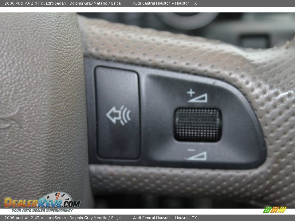 2006 Audi A4 2.0T quattro Sedan Dolphin Gray Metallic / Beige Photo #27