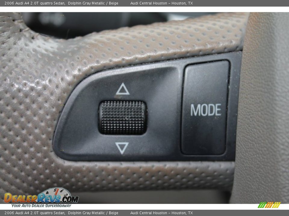2006 Audi A4 2.0T quattro Sedan Dolphin Gray Metallic / Beige Photo #28