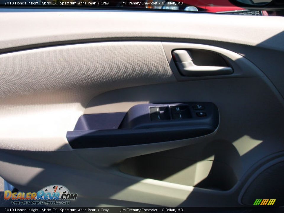 2010 Honda Insight Hybrid EX Spectrum White Pearl / Gray Photo #15