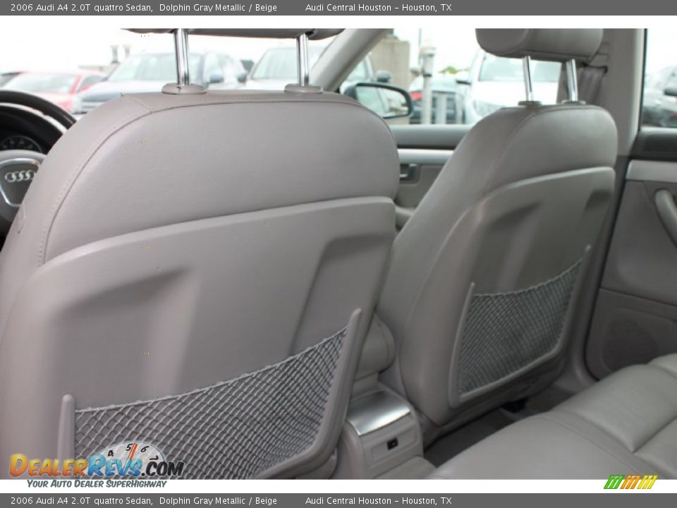 2006 Audi A4 2.0T quattro Sedan Dolphin Gray Metallic / Beige Photo #31