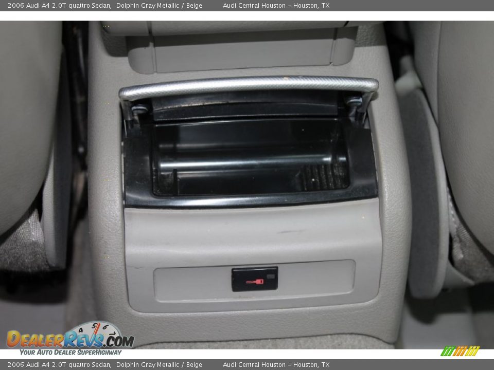 2006 Audi A4 2.0T quattro Sedan Dolphin Gray Metallic / Beige Photo #35