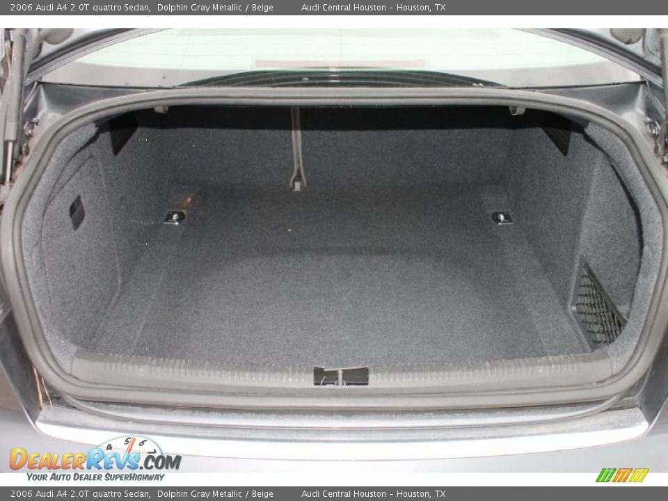 2006 Audi A4 2.0T quattro Sedan Dolphin Gray Metallic / Beige Photo #36
