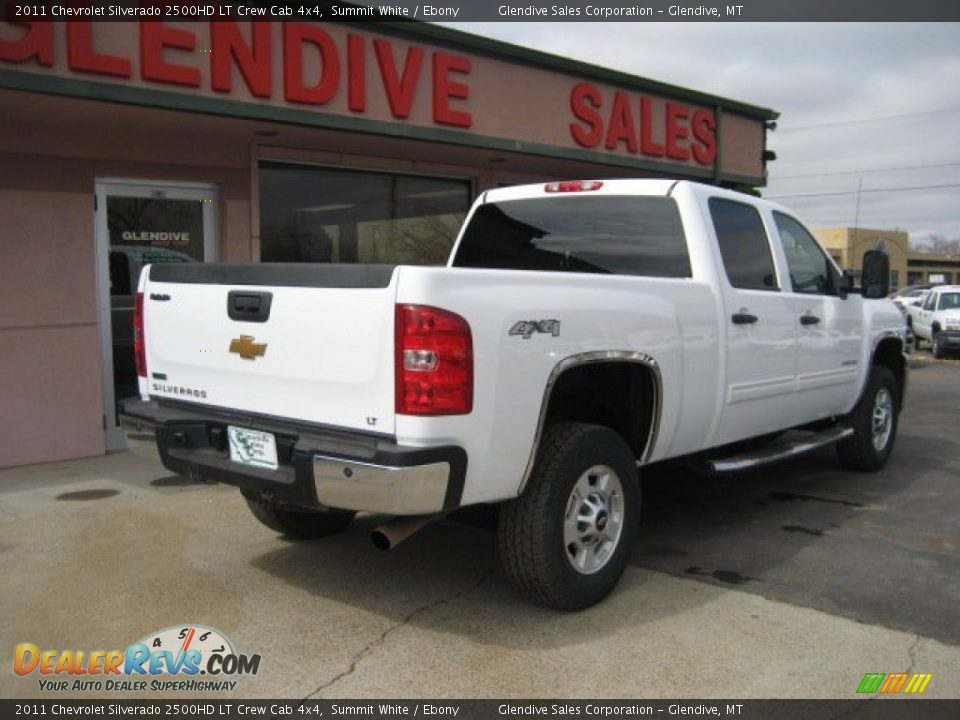 2011 Chevrolet Silverado 2500HD LT Crew Cab 4x4 Summit White / Ebony Photo #6