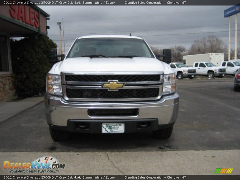 2011 Chevrolet Silverado 2500HD LT Crew Cab 4x4 Summit White / Ebony Photo #7