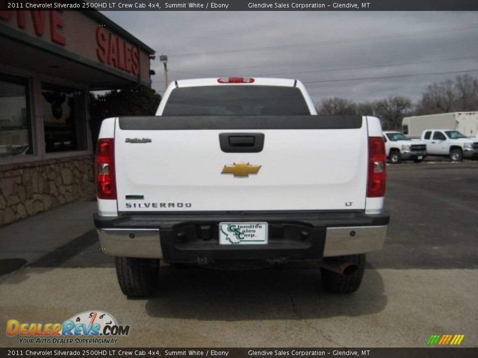 2011 Chevrolet Silverado 2500HD LT Crew Cab 4x4 Summit White / Ebony Photo #8