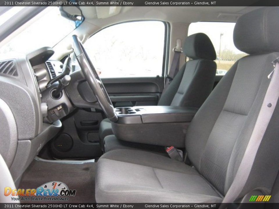 2011 Chevrolet Silverado 2500HD LT Crew Cab 4x4 Summit White / Ebony Photo #11