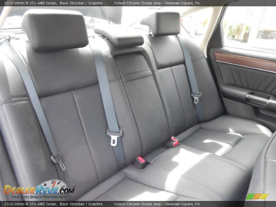 2010 Infiniti M 35x AWD Sedan Black Obsidian / Graphite Photo #15