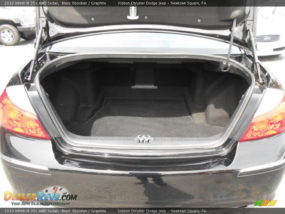 2010 Infiniti M 35x AWD Sedan Black Obsidian / Graphite Photo #16