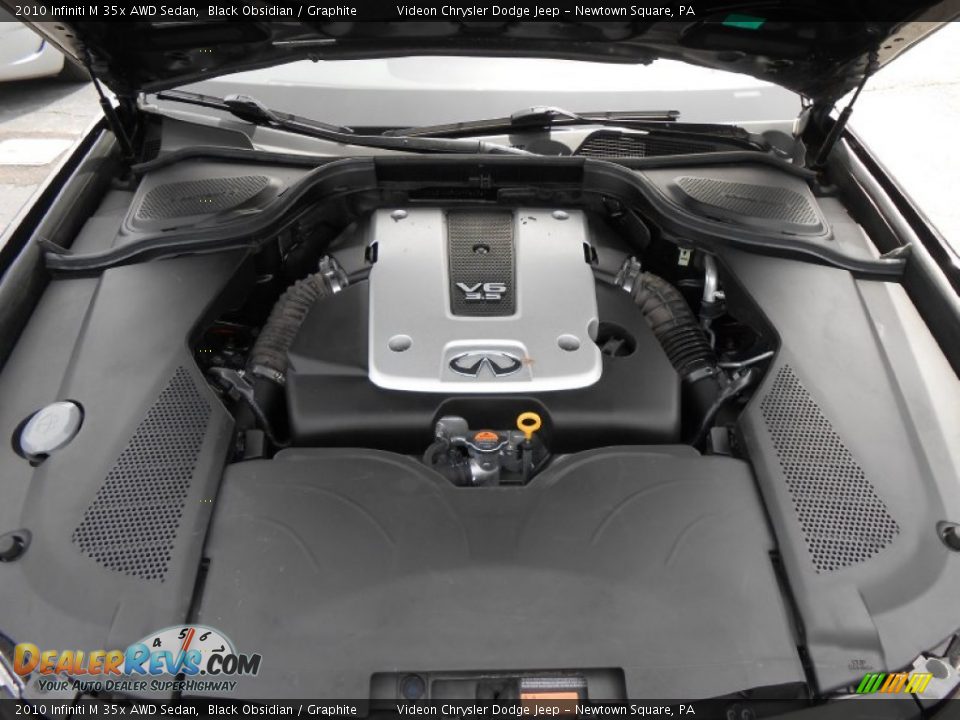 2010 Infiniti M 35x AWD Sedan Black Obsidian / Graphite Photo #20