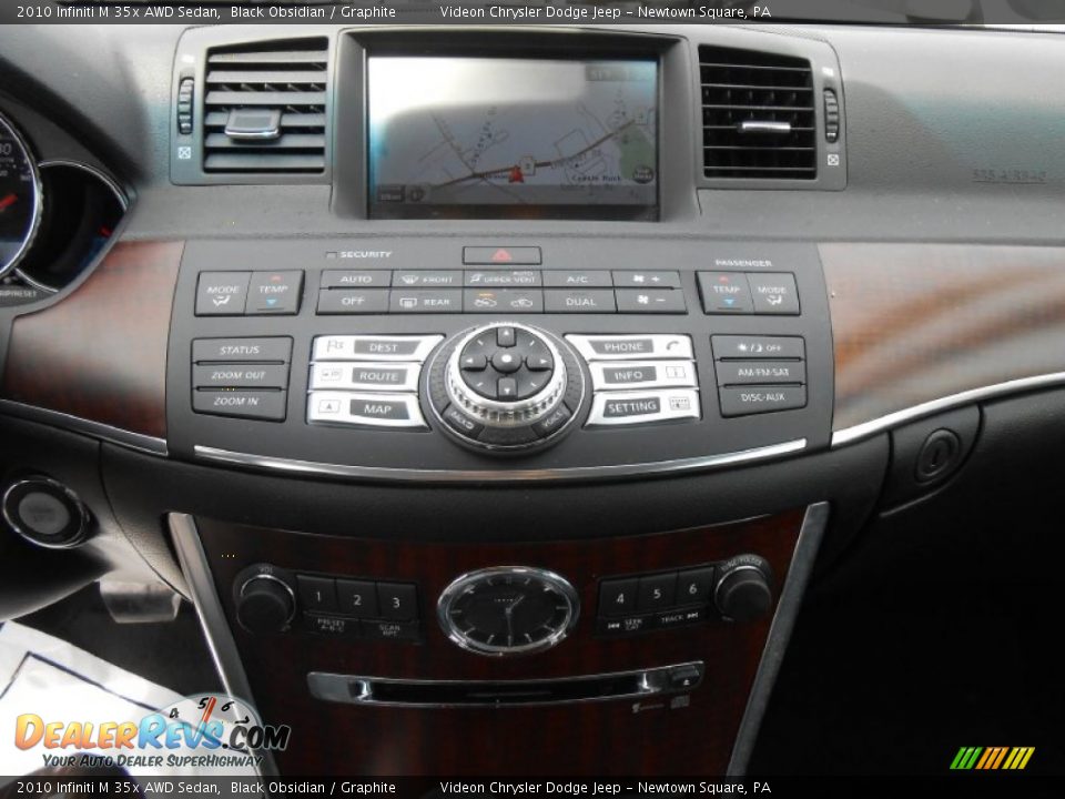 2010 Infiniti M 35x AWD Sedan Black Obsidian / Graphite Photo #23