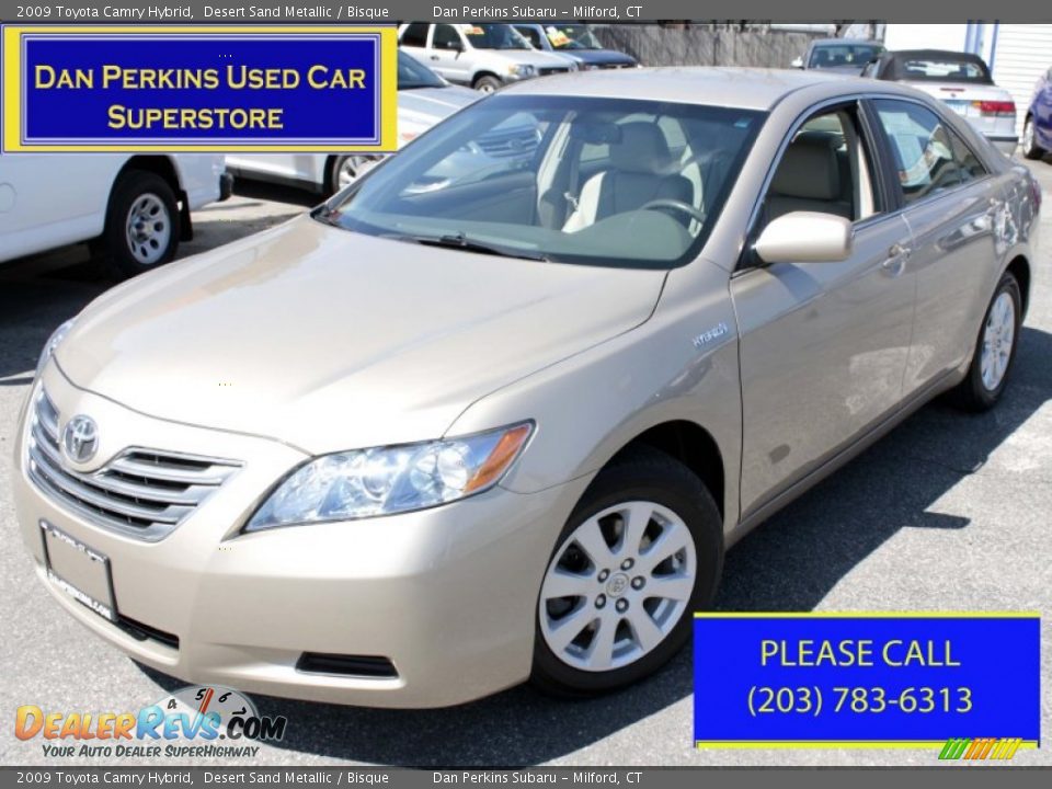 2009 Toyota Camry Hybrid Desert Sand Metallic / Bisque Photo #1