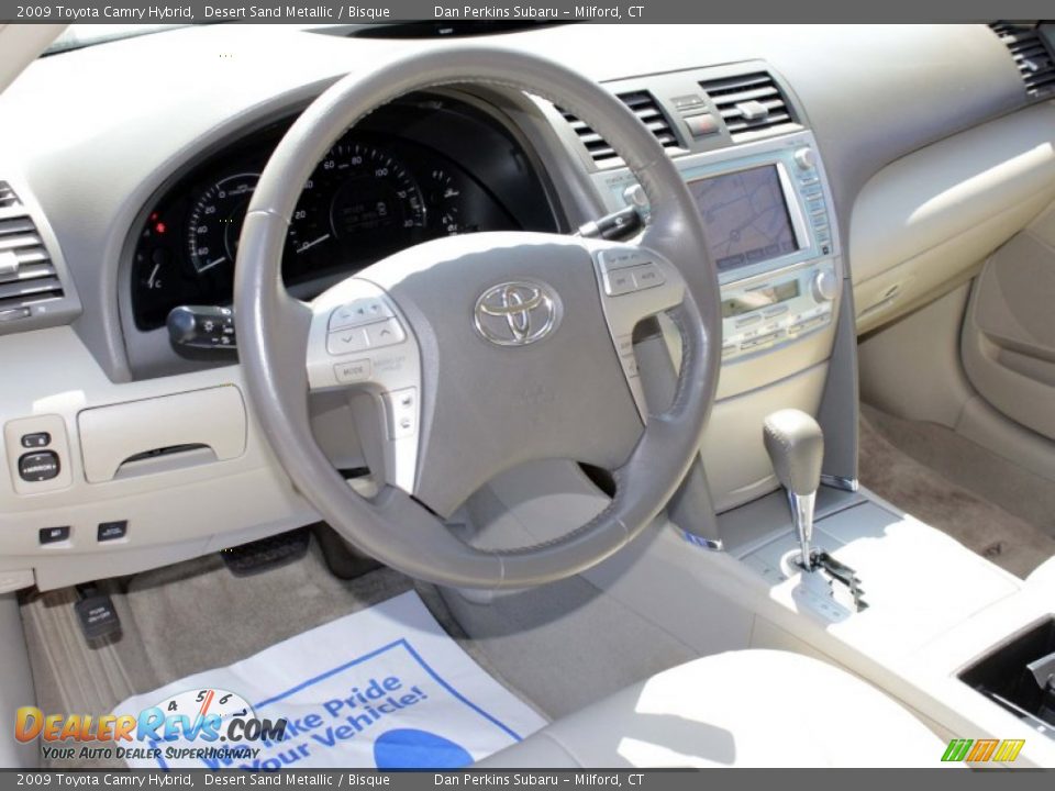 2009 Toyota Camry Hybrid Desert Sand Metallic / Bisque Photo #5