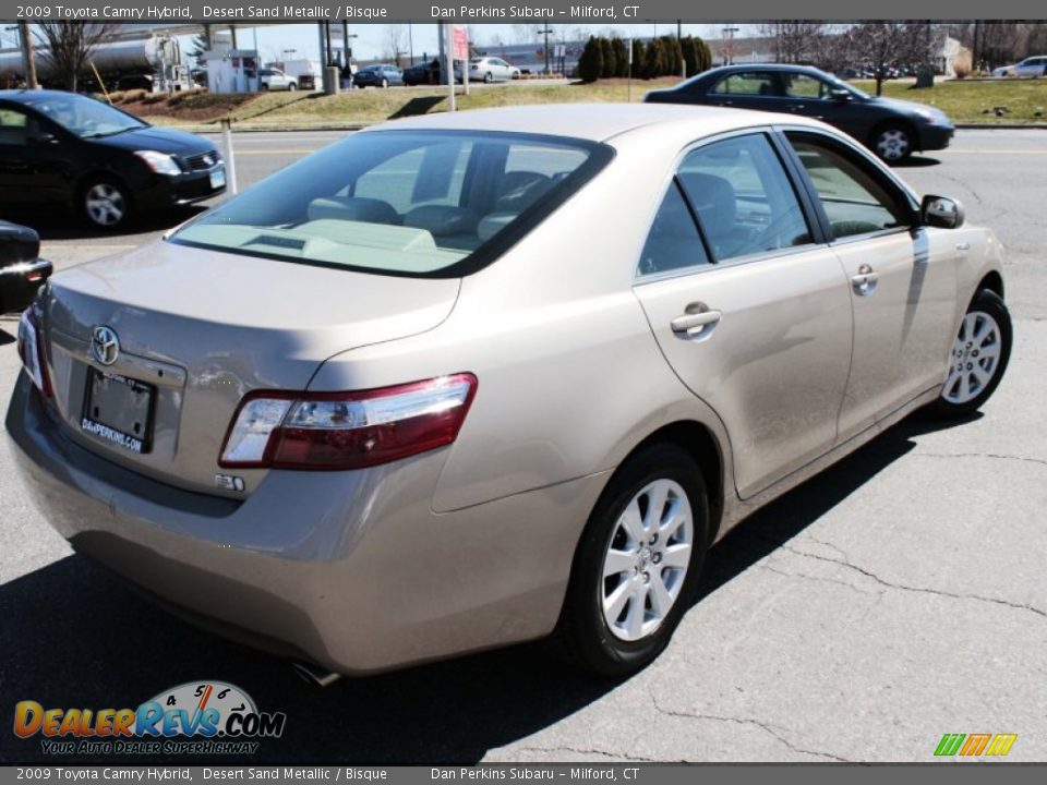 2009 Toyota Camry Hybrid Desert Sand Metallic / Bisque Photo #6