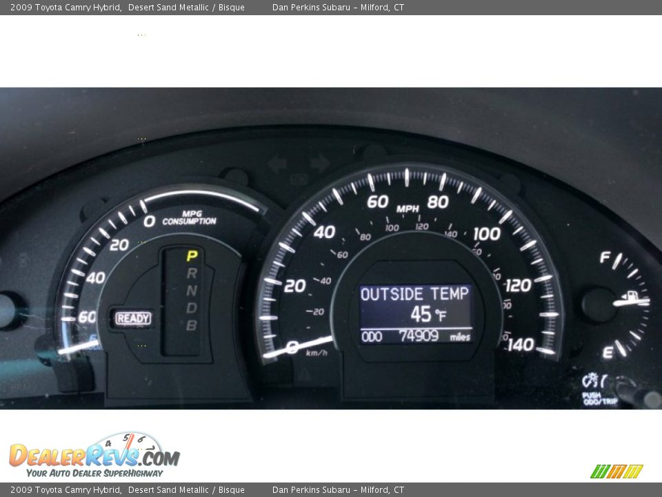 2009 Toyota Camry Hybrid Desert Sand Metallic / Bisque Photo #15