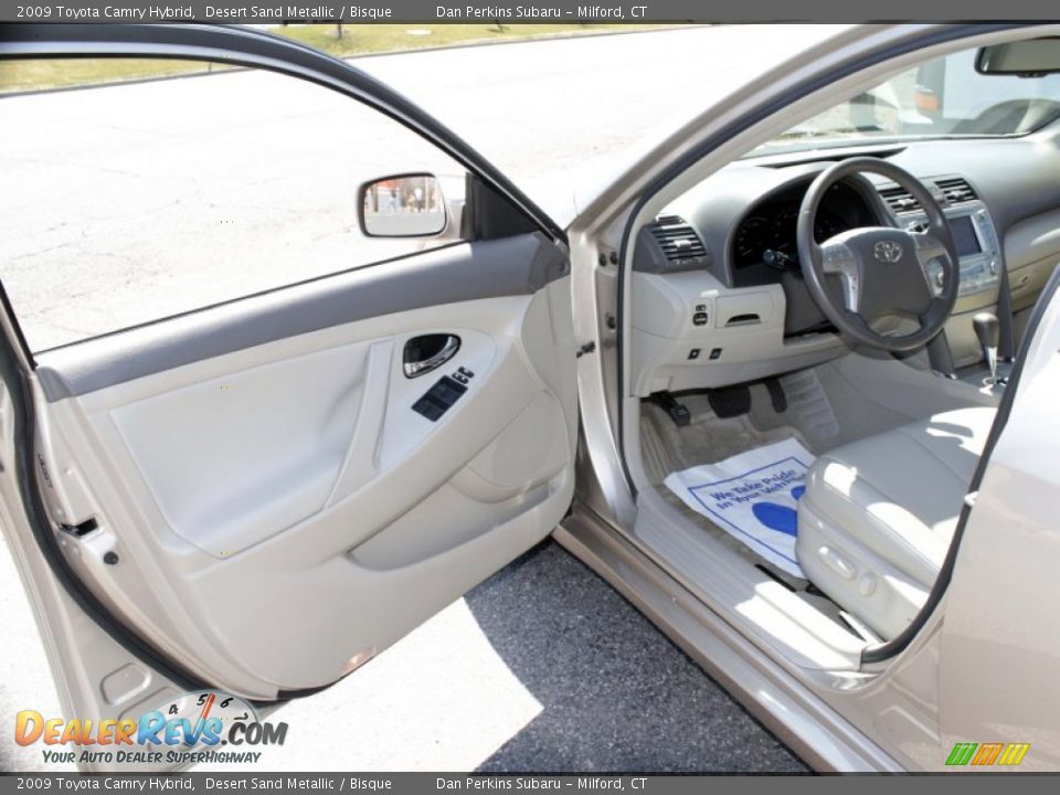 2009 Toyota Camry Hybrid Desert Sand Metallic / Bisque Photo #17