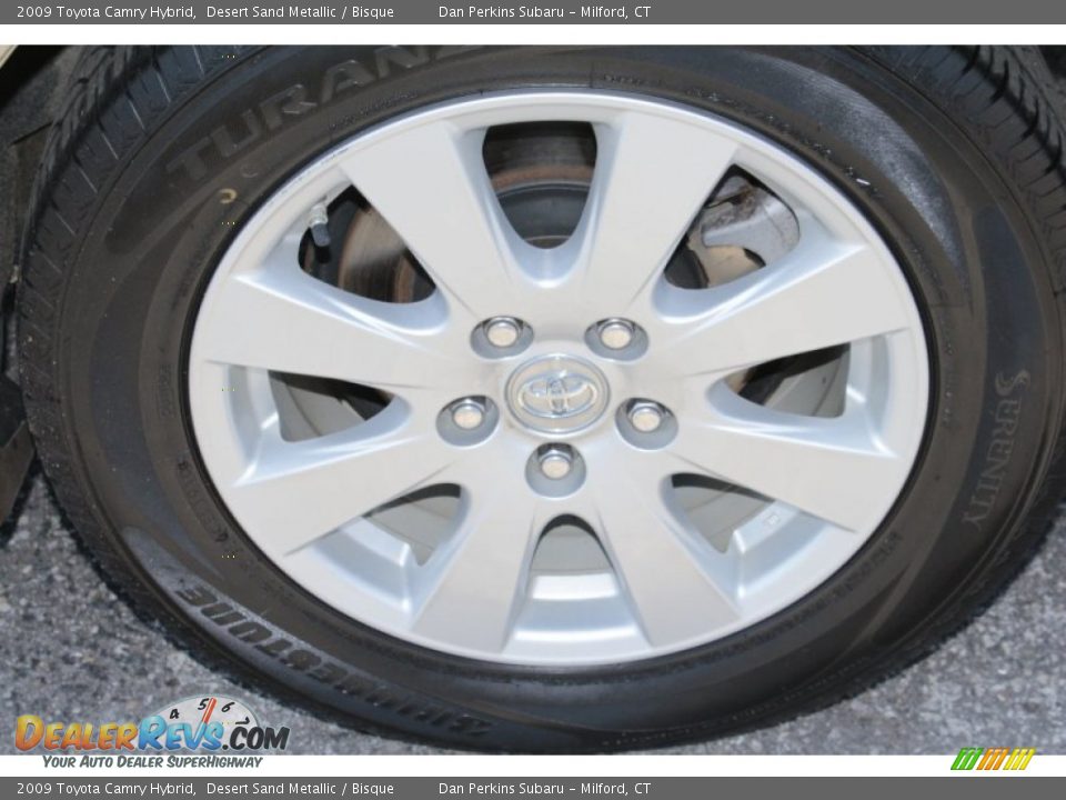 2009 Toyota Camry Hybrid Desert Sand Metallic / Bisque Photo #18