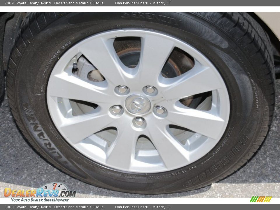 2009 Toyota Camry Hybrid Desert Sand Metallic / Bisque Photo #19