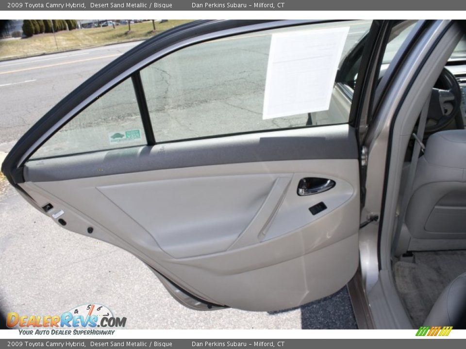 2009 Toyota Camry Hybrid Desert Sand Metallic / Bisque Photo #25