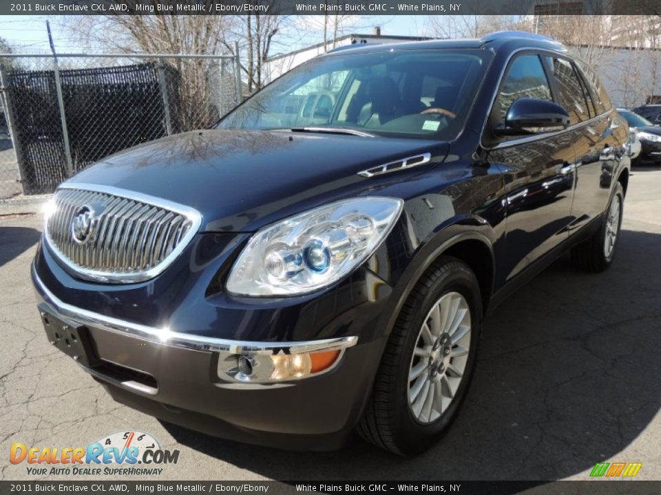 2011 Buick Enclave CXL AWD Ming Blue Metallic / Ebony/Ebony Photo #1