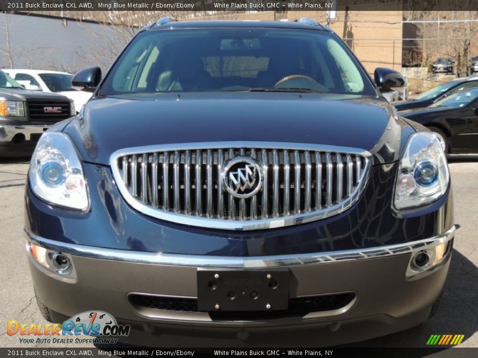 2011 Buick Enclave CXL AWD Ming Blue Metallic / Ebony/Ebony Photo #2