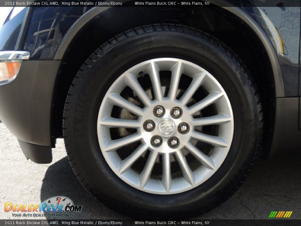 2011 Buick Enclave CXL AWD Ming Blue Metallic / Ebony/Ebony Photo #3