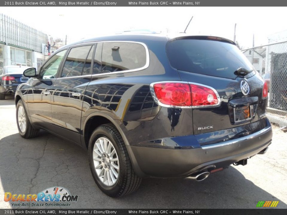 2011 Buick Enclave CXL AWD Ming Blue Metallic / Ebony/Ebony Photo #5