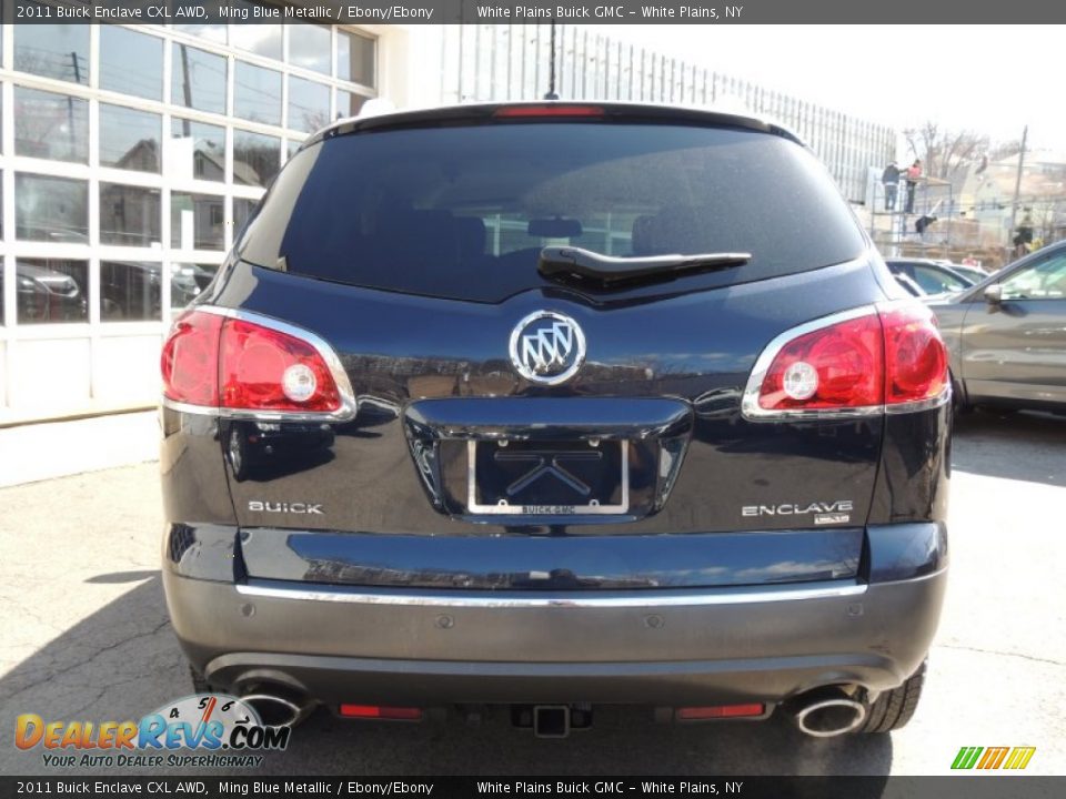 2011 Buick Enclave CXL AWD Ming Blue Metallic / Ebony/Ebony Photo #6