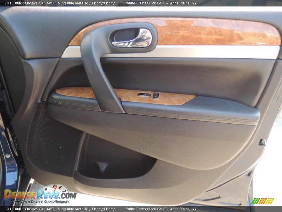 2011 Buick Enclave CXL AWD Ming Blue Metallic / Ebony/Ebony Photo #9