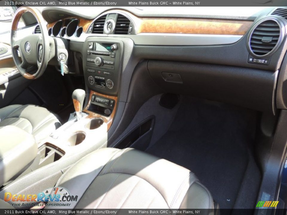 2011 Buick Enclave CXL AWD Ming Blue Metallic / Ebony/Ebony Photo #10