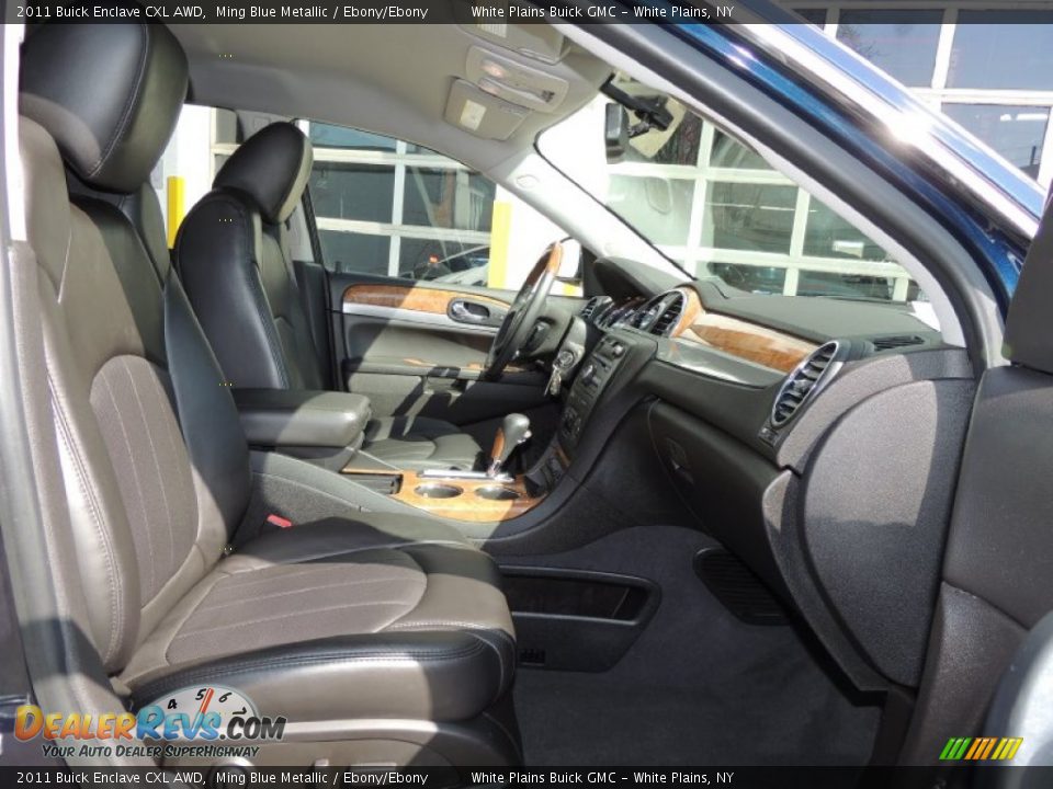 2011 Buick Enclave CXL AWD Ming Blue Metallic / Ebony/Ebony Photo #11