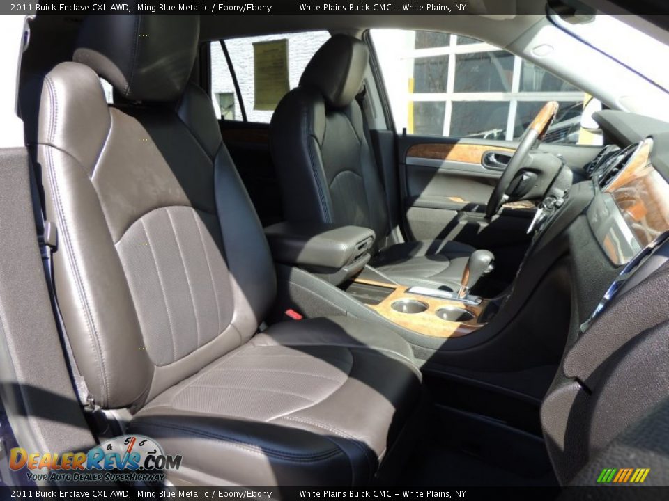 2011 Buick Enclave CXL AWD Ming Blue Metallic / Ebony/Ebony Photo #12
