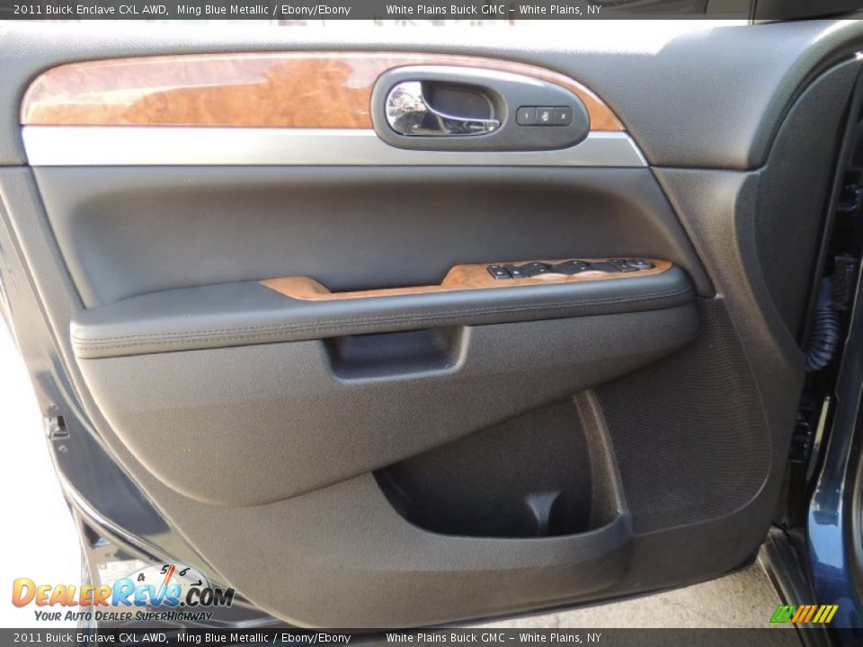 2011 Buick Enclave CXL AWD Ming Blue Metallic / Ebony/Ebony Photo #13