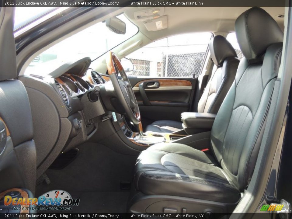 2011 Buick Enclave CXL AWD Ming Blue Metallic / Ebony/Ebony Photo #14