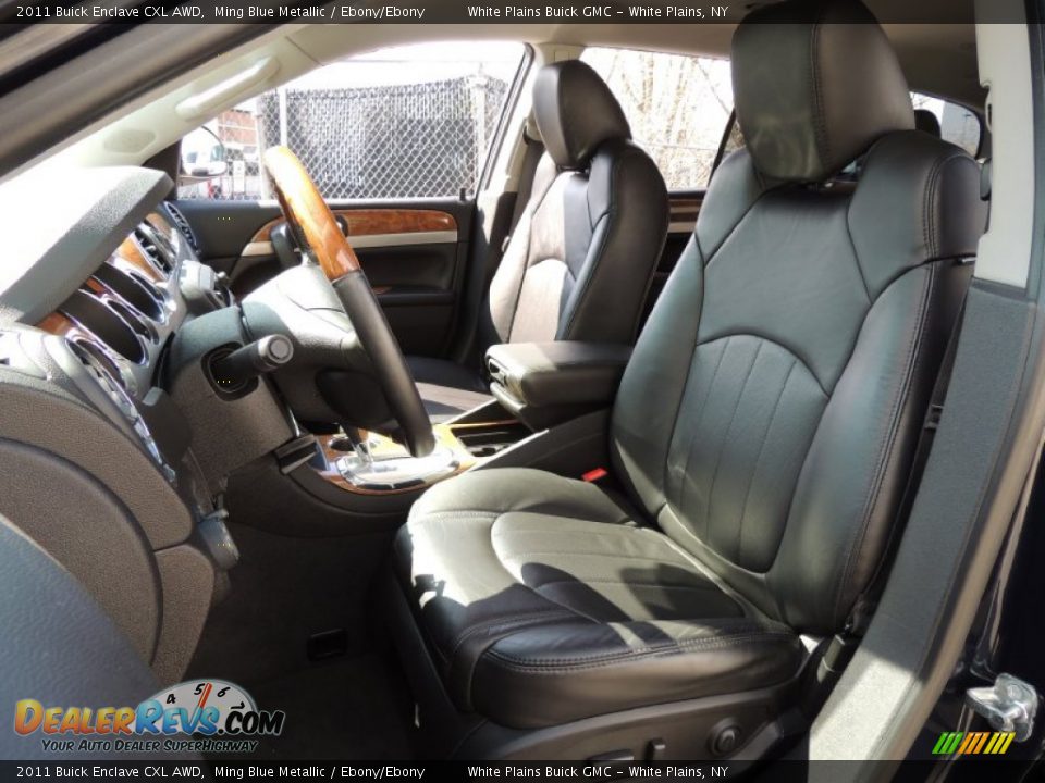 2011 Buick Enclave CXL AWD Ming Blue Metallic / Ebony/Ebony Photo #15