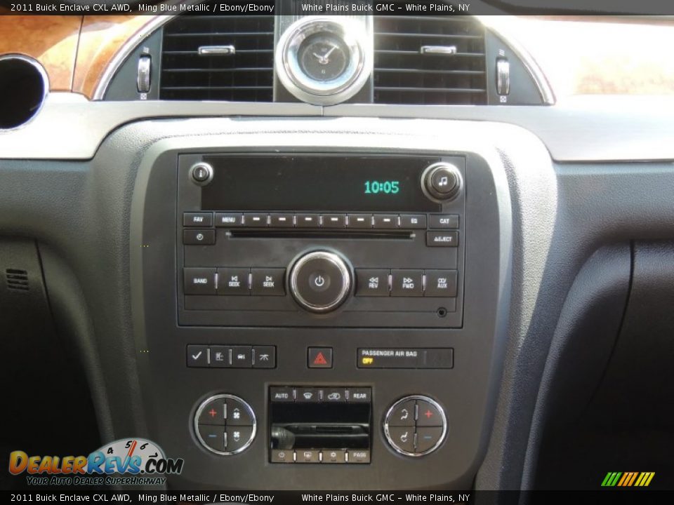 2011 Buick Enclave CXL AWD Ming Blue Metallic / Ebony/Ebony Photo #17