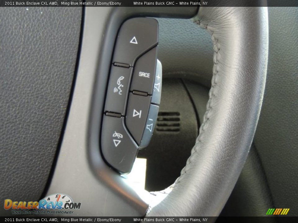 2011 Buick Enclave CXL AWD Ming Blue Metallic / Ebony/Ebony Photo #21