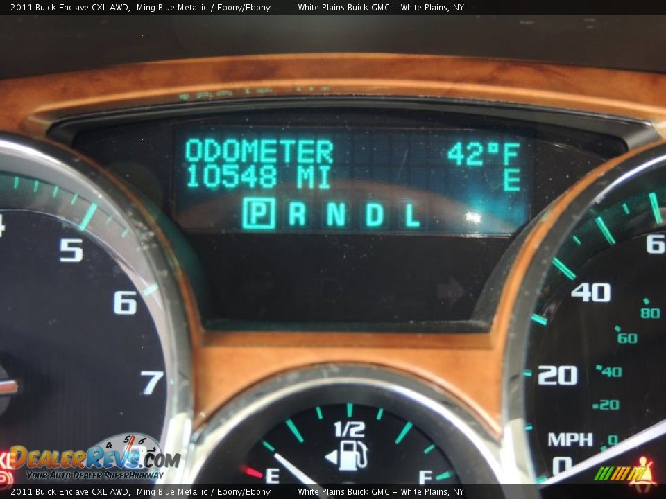 2011 Buick Enclave CXL AWD Ming Blue Metallic / Ebony/Ebony Photo #22