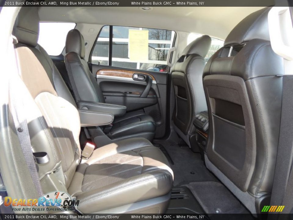 2011 Buick Enclave CXL AWD Ming Blue Metallic / Ebony/Ebony Photo #23