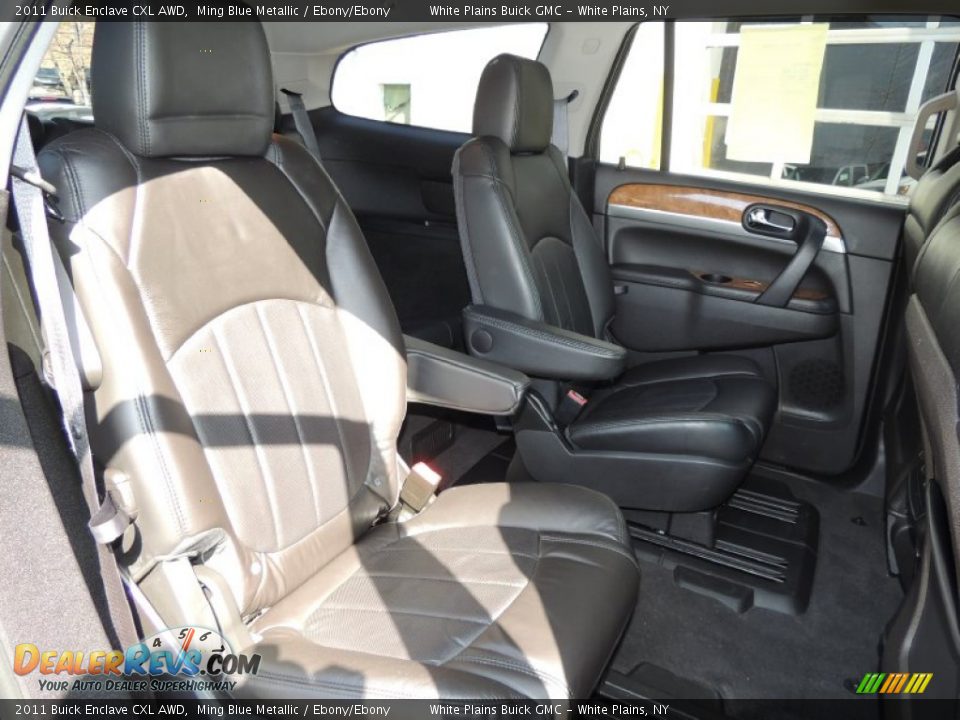 2011 Buick Enclave CXL AWD Ming Blue Metallic / Ebony/Ebony Photo #24