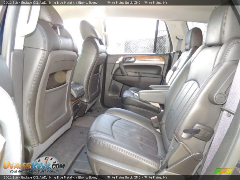 2011 Buick Enclave CXL AWD Ming Blue Metallic / Ebony/Ebony Photo #25