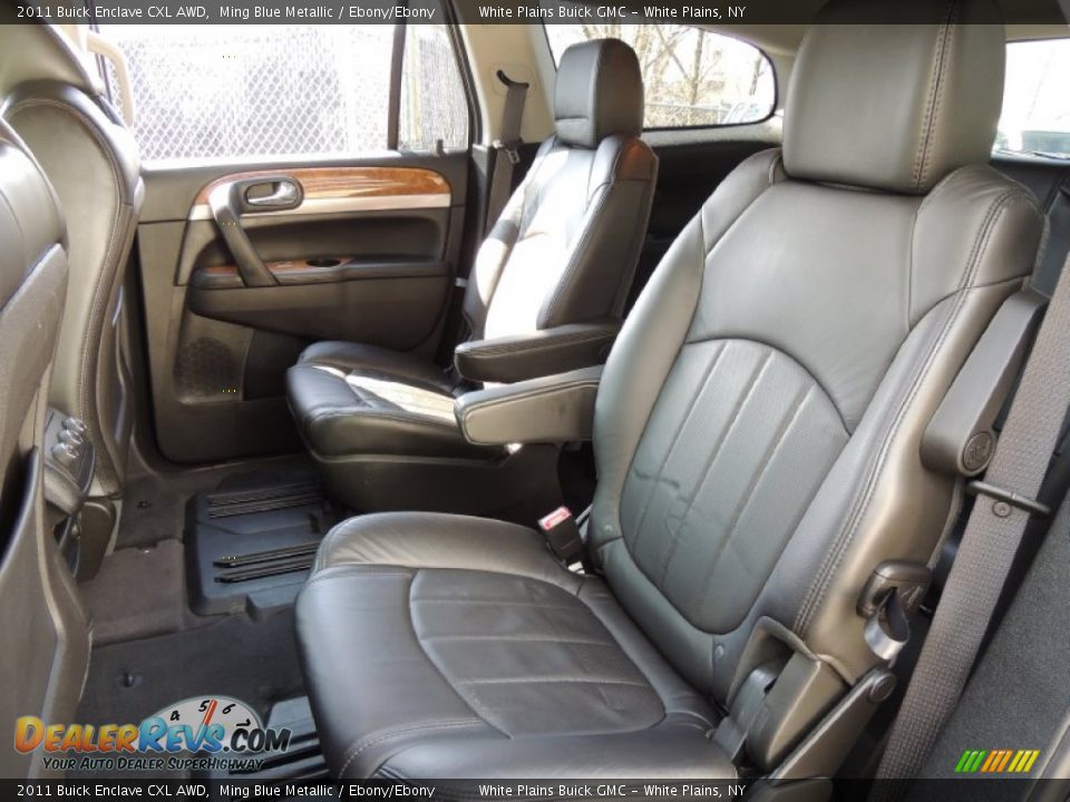 2011 Buick Enclave CXL AWD Ming Blue Metallic / Ebony/Ebony Photo #26