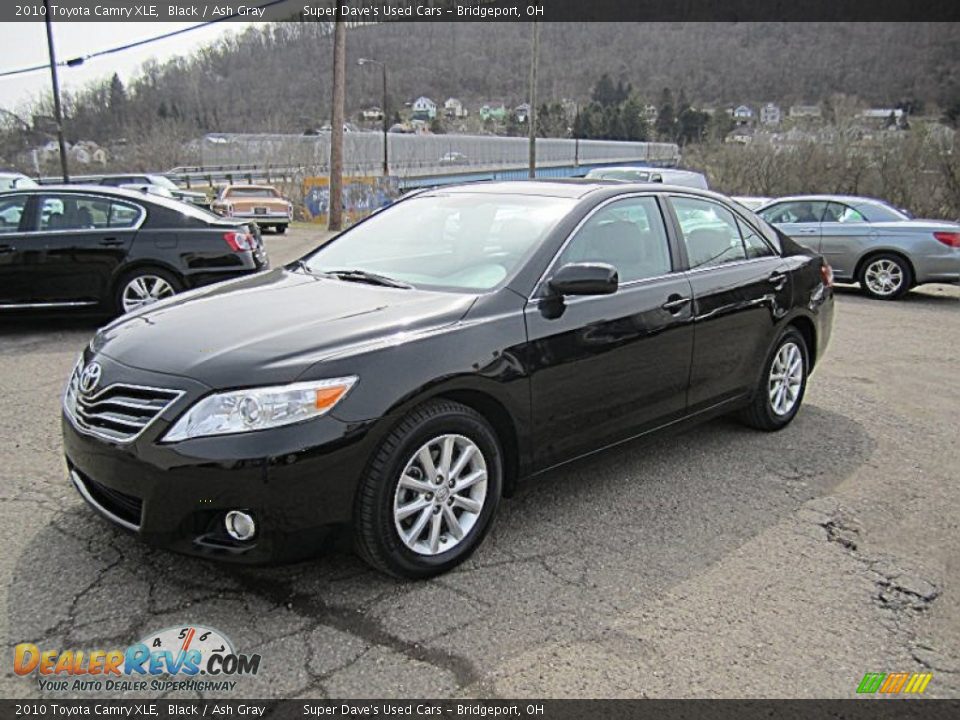 2010 Toyota Camry XLE Black / Ash Gray Photo #1