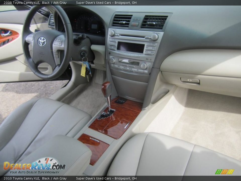 2010 Toyota Camry XLE Black / Ash Gray Photo #23